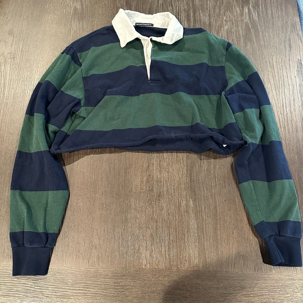 Striped Brandy Melville Polo